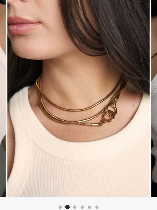 Air and Anchor Jewelry - What Goes Around Comes Around Necklace w/ Double Cuff Keepers